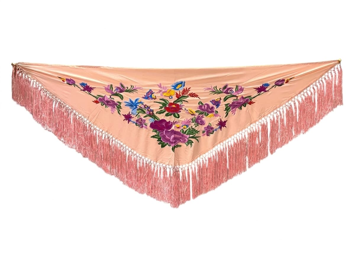 Mantón de Manila Rosa
